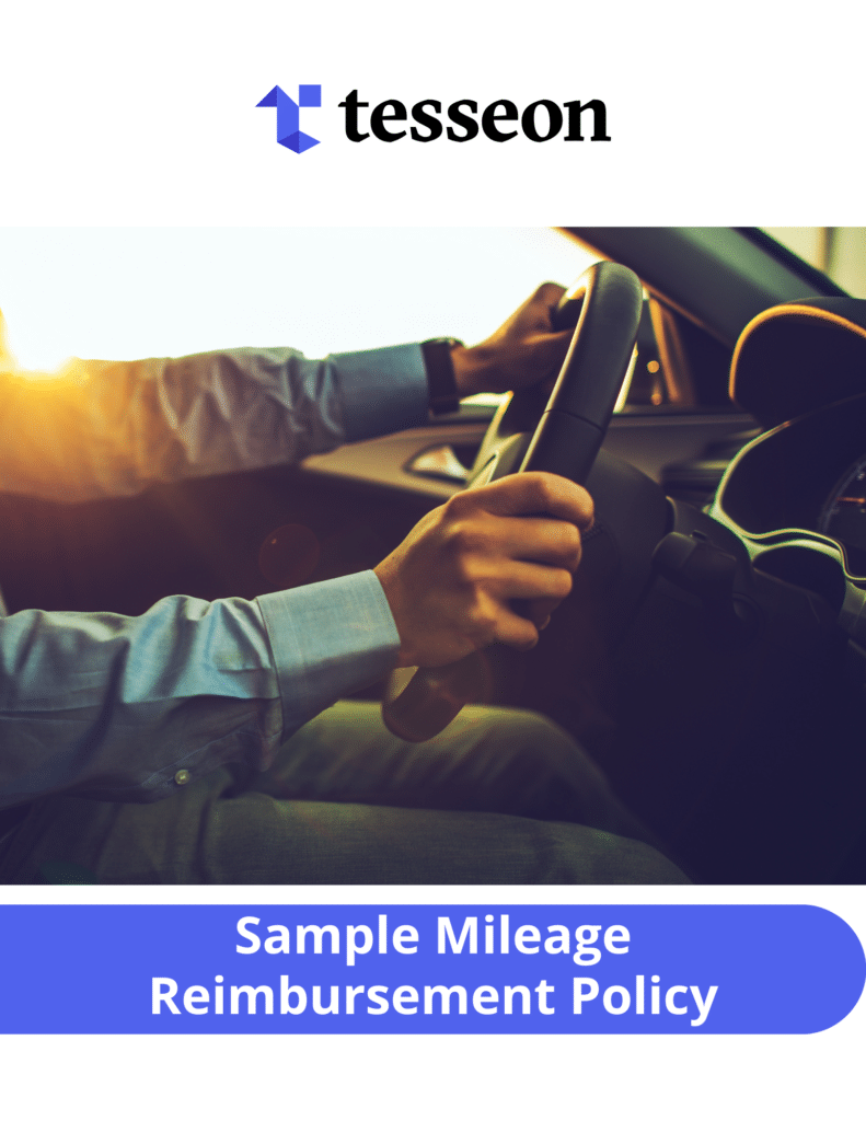 Sample Mileage Reimbursement Policy Sample Mileage Reimbursement Policy