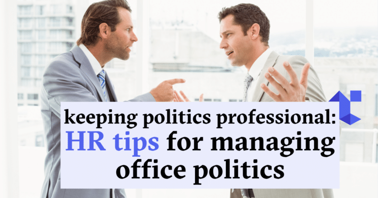 blog cover image: Keeping Politics Professional: HR Tips for Managing Office Politics