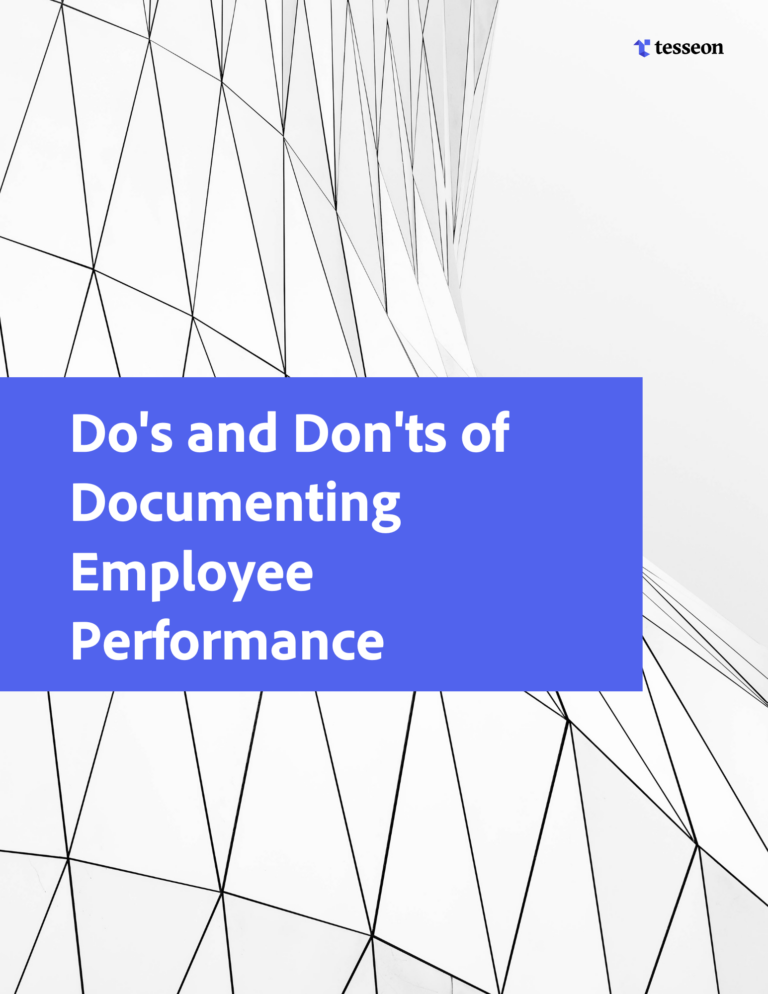 Do's and Don'ts of Documenting Employee Performance