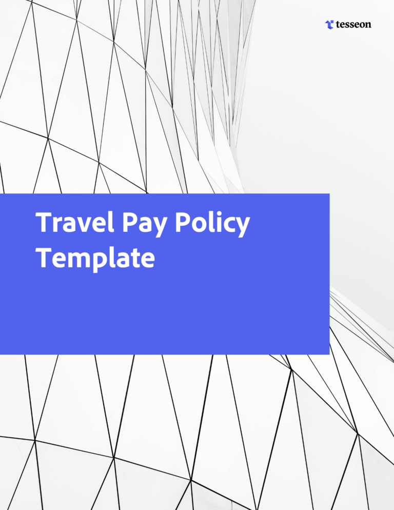 Travel Pay Policy Template