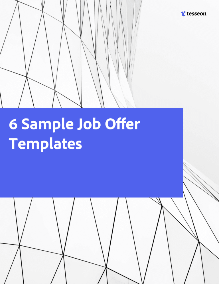 6 Sample Job Offer Templates