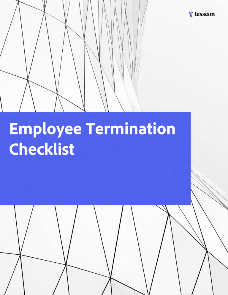 Employee termination checklist